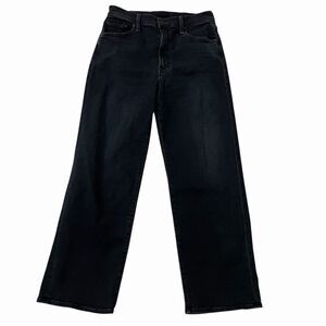 Mother Jeans 29 Black Night In Venice The Rambler Zip Ankle Straight Made USA